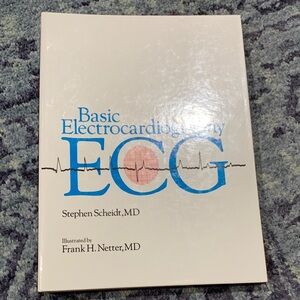 Basic Electrocardiology ECG by Stephen Schrödinger MD student ringbound textbook